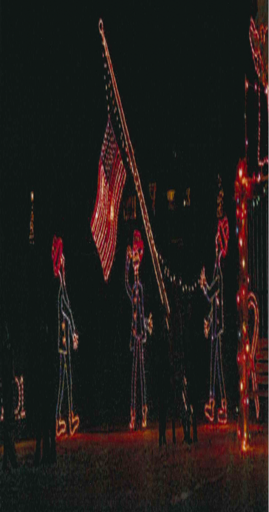 Windmont lighting soldiers Kewanee Park District